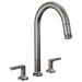 Brizo Kintsu: Widespread Pull-Down Faucet with Arc Spout - Less Handles