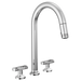 Brizo Kintsu: Widespread Pull-Down Faucet with Arc Spout - Less Handles