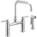 Bridge Faucet with Side Sprayer