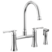 Bridge Kitchen Faucet with Side Sprayer