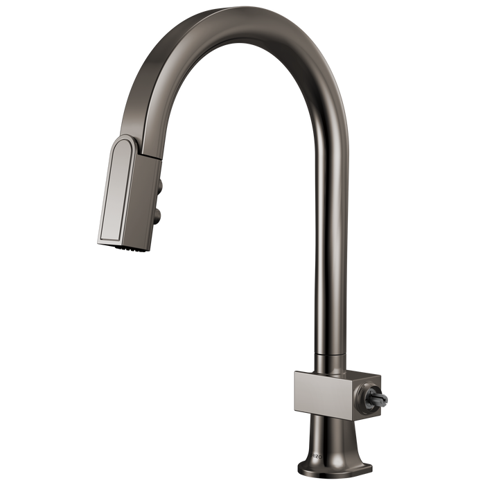 Brizo Frank Lloyd Wright 63022LF Pull-Down Kitchen Faucet with Arc Spout - Less Handle