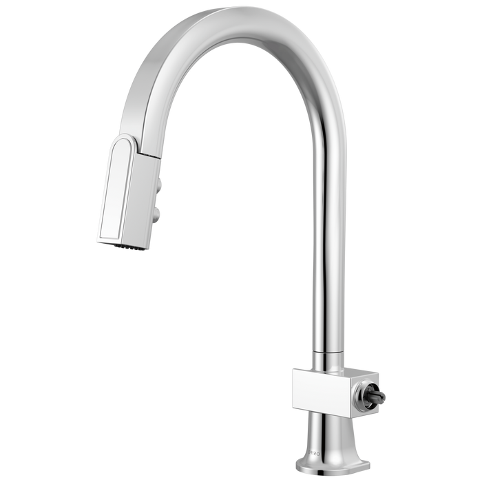 Brizo Frank Lloyd Wright 63022LF Pull-Down Kitchen Faucet with Arc Spout - Less Handle