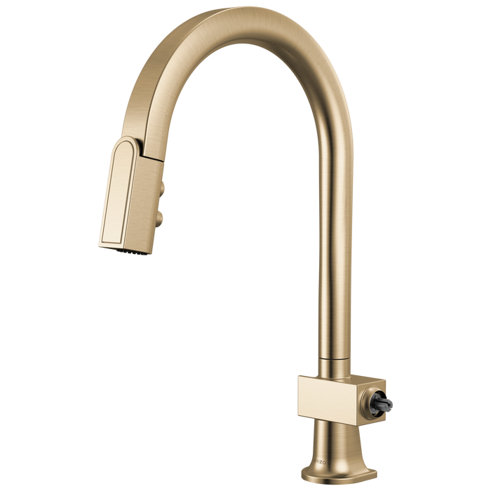 Brizo Frank Lloyd Wright 63022LF Pull-Down Kitchen Faucet with Arc Spout - Less Handle