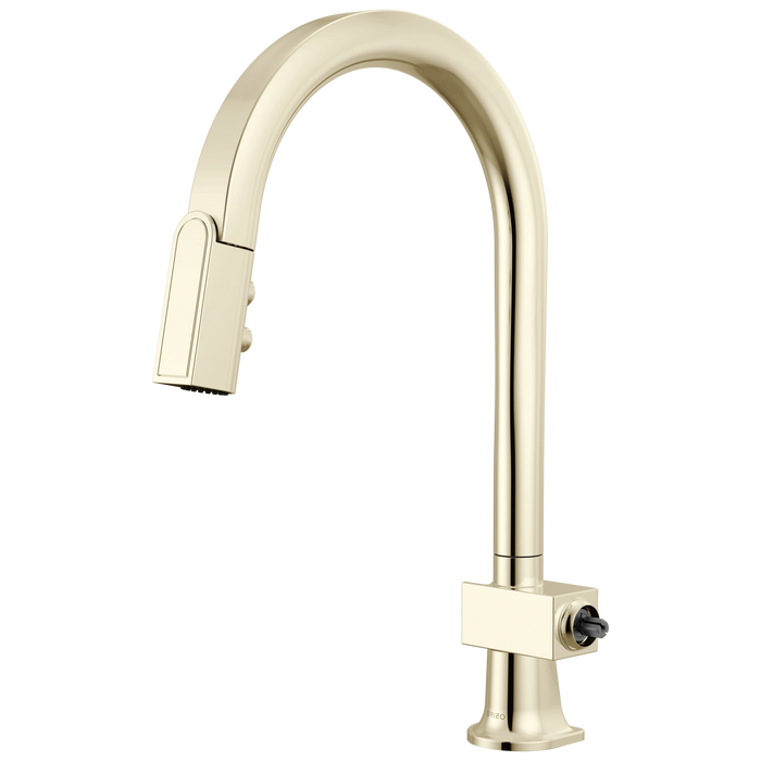 Brizo Frank Lloyd Wright 63022LF Pull-Down Kitchen Faucet with Arc Spout - Less Handle