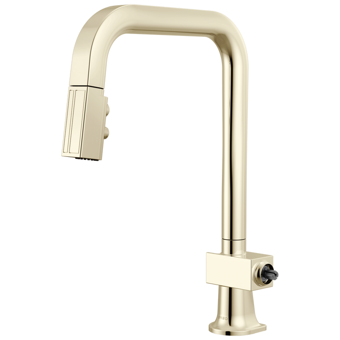 Brizo Frank Lloyd Wright 63023LF Pull-Down Kitchen Faucet with Square Spout - Less Handle