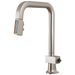 Brizo Frank Lloyd Wright 63023LF Pull-Down Kitchen Faucet with Square Spout and Wood/Concrete Wand - Less Handle