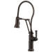 Articulating Faucet With Finished Hose