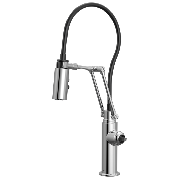 Brizo Odin 63221LF Articulating Kitchen Faucet - Less Handle