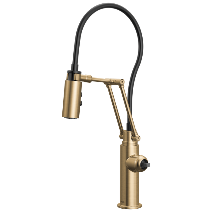 Brizo Odin 63221LF Articulating Kitchen Faucet - Less Handle