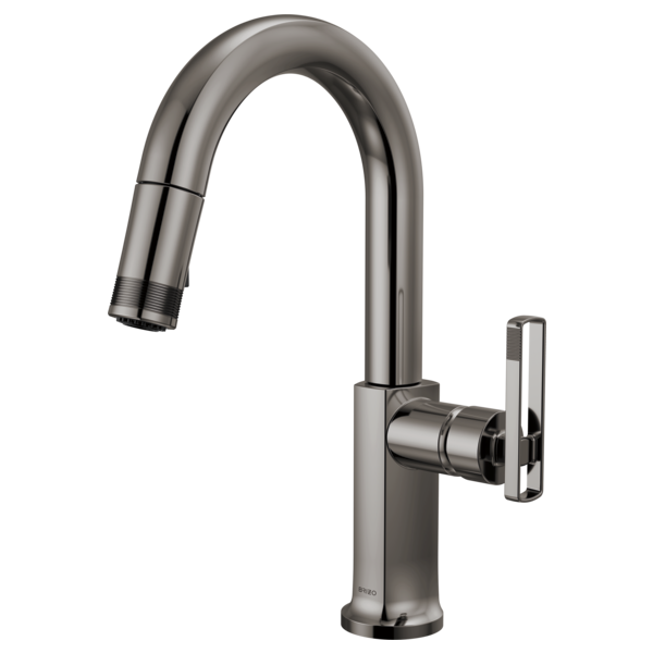Brizo Kintsu 63906LF Pull-Down Prep Faucet with Arc Spout - Less Handle
