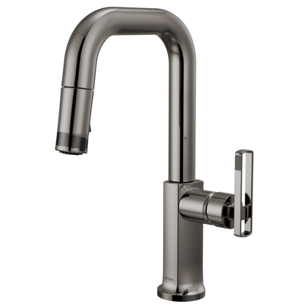 Brizo Kintsu 63907LF Pull-Down Prep Faucet with Square Spout - Less Handle