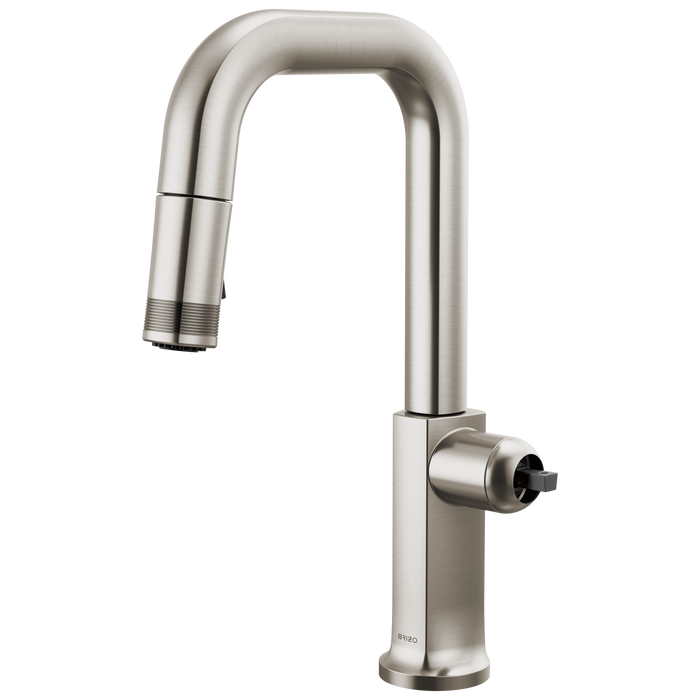 Brizo Kintsu 63907LF Pull-Down Prep Faucet with Square Spout - Less Handle