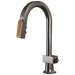 Brizo Frank Lloyd Wright 63922LF Pull-Down Prep Faucet with Arc Spout and Wood Wand - Less Handle