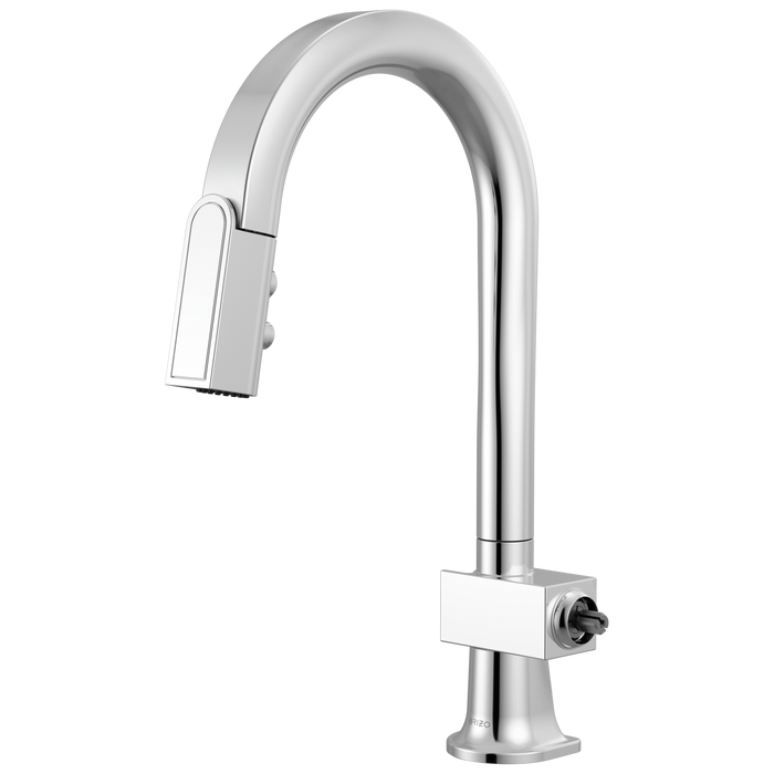 Brizo Frank Lloyd Wright 63922LF Pull-Down Prep Faucet with Arc Spout - Less Handle