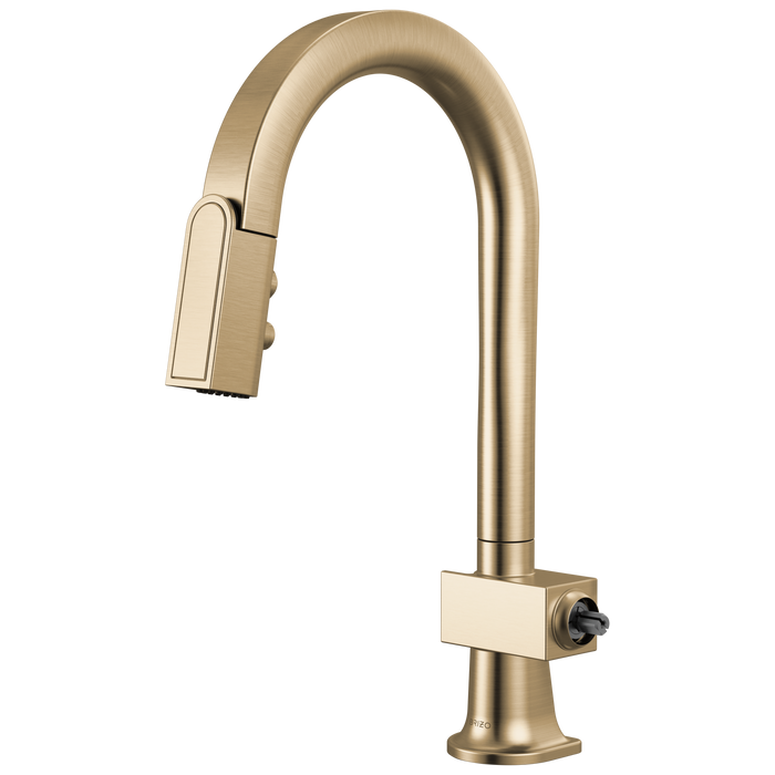 Brizo Frank Lloyd Wright 63922LF Pull-Down Prep Faucet with Arc Spout - Less Handle