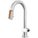 Brizo Frank Lloyd Wright 63922LF Pull-Down Prep Faucet with Arc Spout and Wood Wand - Less Handle