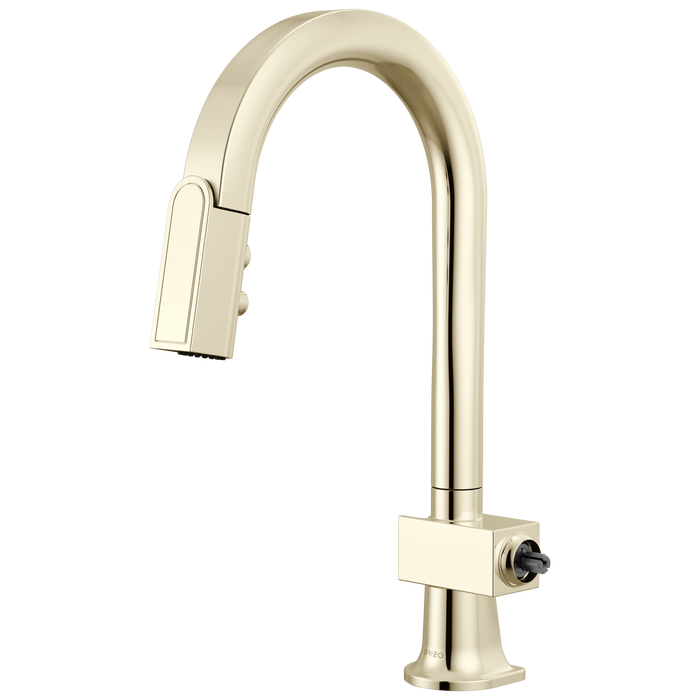 Brizo Frank Lloyd Wright 63922LF Pull-Down Prep Faucet with Arc Spout - Less Handle