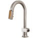 Brizo Frank Lloyd Wright 63922LF Pull-Down Prep Faucet with Arc Spout and Wood Wand - Less Handle