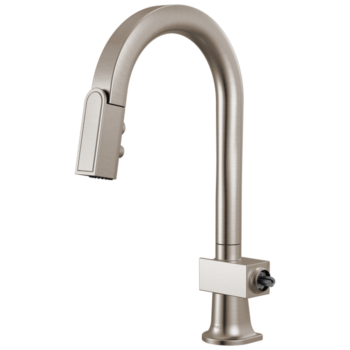 Brizo Frank Lloyd Wright 63922LF Pull-Down Prep Faucet with Arc Spout - Less Handle