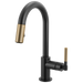 Brizo Litze 63943LF Pull-Down Prep Faucet with Arc Spout - Knurled Handle