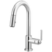 Brizo Litze 63944LF Pull-Down Prep Faucet with Arc Spout - Industrial Handle