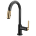 Brizo Litze 63944LF Pull-Down Prep Faucet with Arc Spout - Industrial Handle