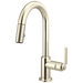 Brizo Litze 63944LF Pull-Down Prep Faucet with Arc Spout - Industrial Handle