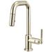 Brizo Litze 63953LF Pull-Down Prep Faucet with Square Spout - Knurled Handle