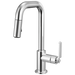 Brizo Litze 63954LF Pull-Down Prep Faucet with Square Spout - Industrial Handle