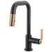 Brizo Litze 63954LF Pull-Down Prep Faucet with Square Spout - Industrial Handle