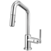 Brizo Litze 63963LF Pull-Down Prep Faucet with Angle Spout - Knurled Handle