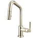 Brizo Litze 63963LF Pull-Down Prep Faucet with Angle Spout - Knurled Handle