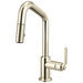 Brizo Litze 63964LF Pull-Down Prep Faucet with Angle Spout - Industrial Handle