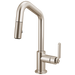 Brizo Litze 63964LF Pull-Down Prep Faucet with Angle Spout - Industrial Handle