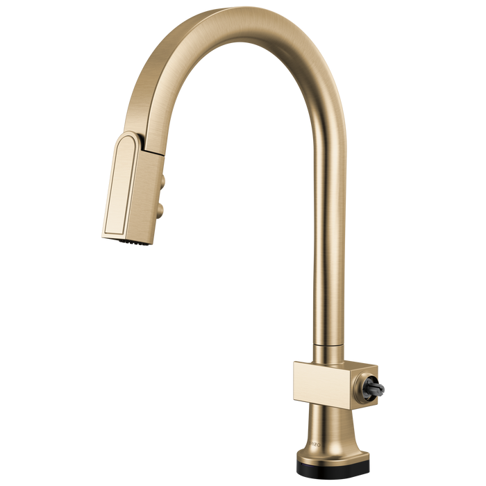 Brizo Frank Lloyd Wright 64022LF SmartTouch Pull-Down Kitchen Faucet with Arc Spout - Less Handle