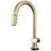 Brizo Frank Lloyd Wright 64022LF SmartTouch Pull-Down Kitchen Faucet with Arc Spout - Less Handle