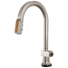 Brizo Frank Lloyd Wright 64022LF SmartTouch Pull-Down Kitchen Faucet with Arc Spout and Wood Wand - Less Handle