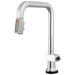 Brizo Frank Lloyd Wright 64023LF SmartTouch Pull-Down Kitchen Faucet with Square Spout and Wood/Concrete Wand - Less Han
