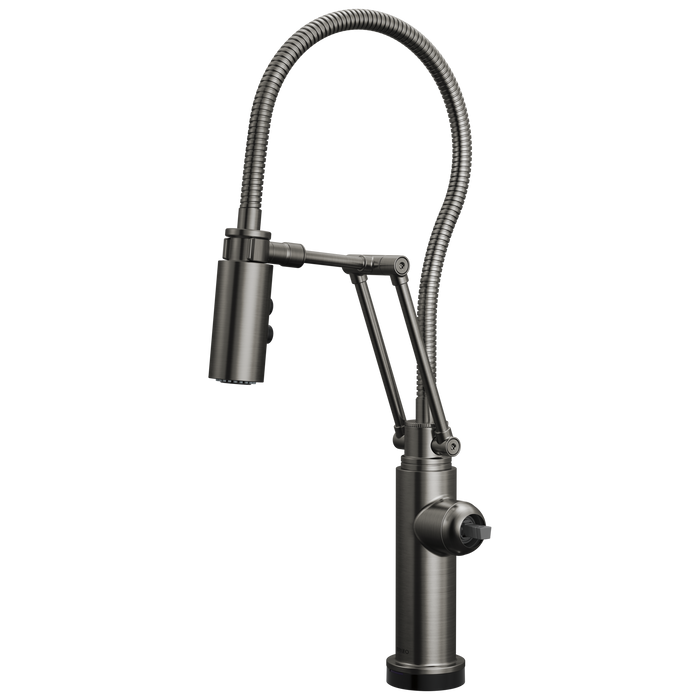 Brizo Odin 64121LF SmartTouch Articulating Kitchen Faucet with Finished Hose - Less Handle