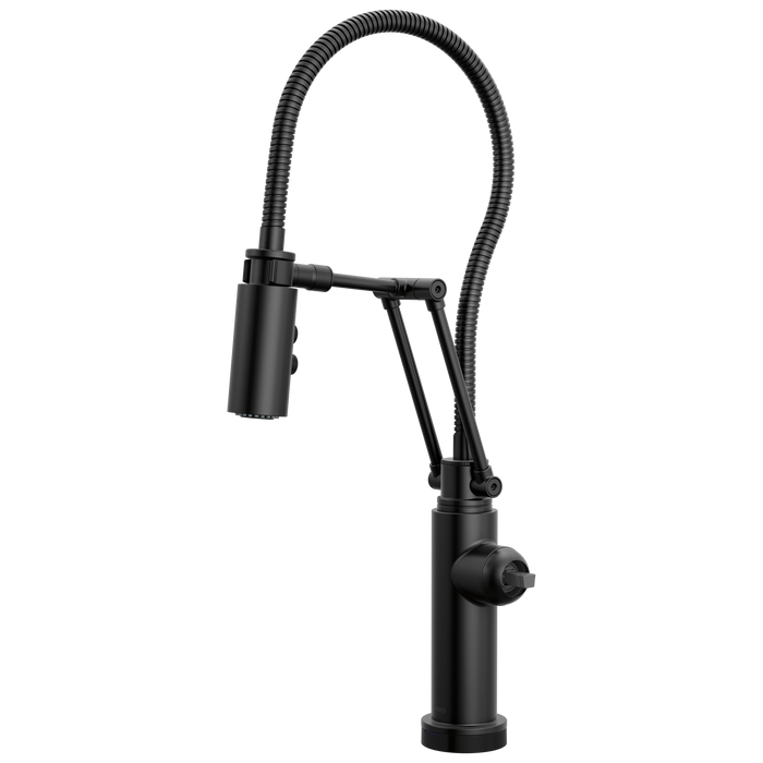 Brizo Odin 64121LF SmartTouch Articulating Kitchen Faucet with Finished Hose - Less Handle