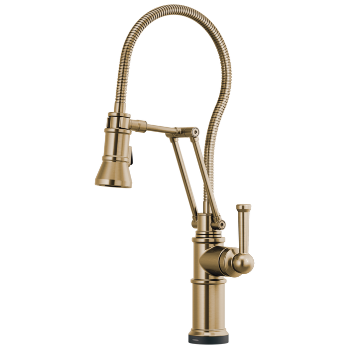 SmartTouch Articulating Kitchen Faucet With Finished Hose