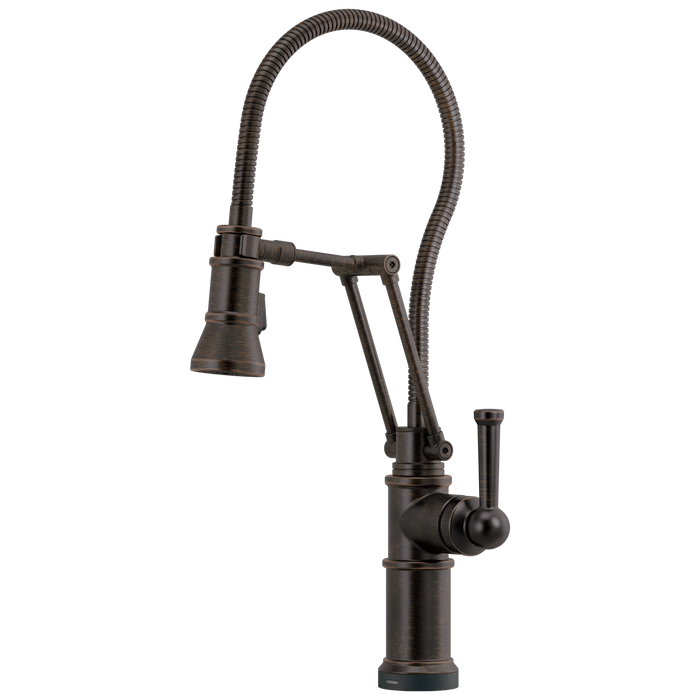 SmartTouch Articulating Kitchen Faucet With Finished Hose