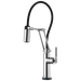 SmartTouch Articulating Kitchen Faucet with Knurled Handle