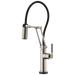 SmartTouch Articulating Kitchen Faucet with Knurled Handle