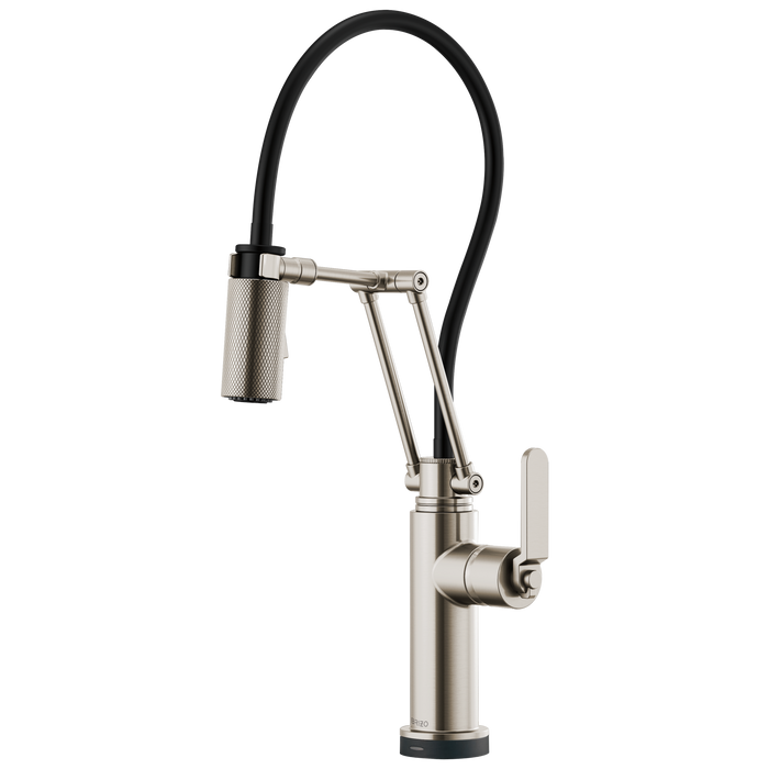 SmartTouch Articulating Kitchen Faucet with Industrial Handle