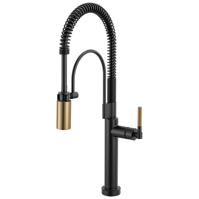 Brizo Litze 64343LF SmartTouch Semi-Professional Kitchen Faucet - Knurled Handle