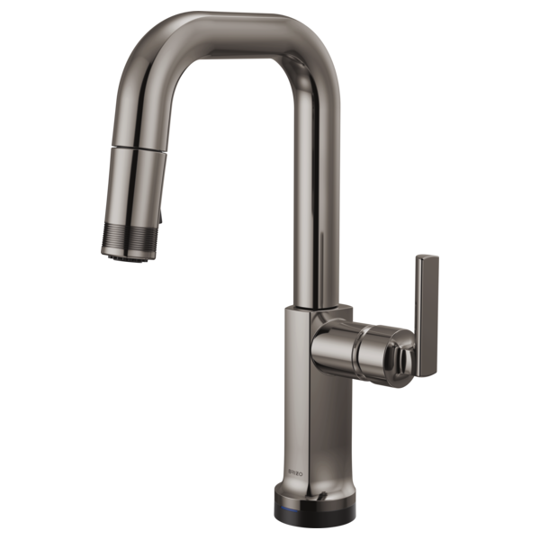 Brizo Kintsu 64907LF SmartTouch Pull-Down Prep Faucet with Square Spout - Less Handle