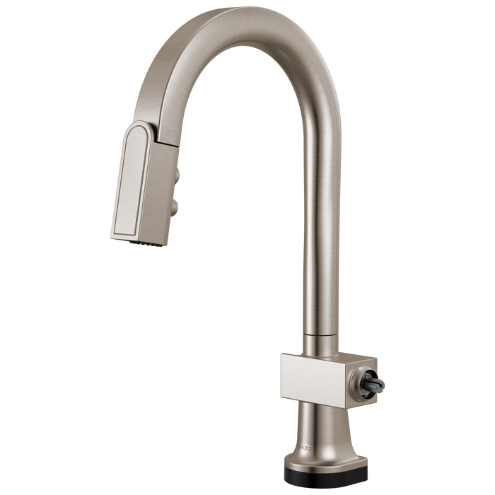 Brizo Frank Lloyd Wright 64922LF SmartTouch Pull-Down Prep Faucet with Arc Spout - Less Handle