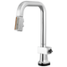 Brizo Frank Lloyd Wright 64923LF SmartTouch Pull-Down Prep Faucet with Square Spout and Wood/Concrete Wand - Less Handle