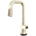 Brizo Frank Lloyd Wright 64923LF SmartTouch Pull-Down Prep Faucet with Square Spout and Wood/Concrete Wand - Less Handle